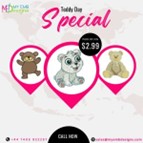 Bear Embroidery Design