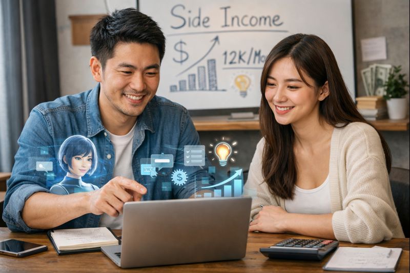 How I Used an AI Companion to Create a $12K Monthly Side Income