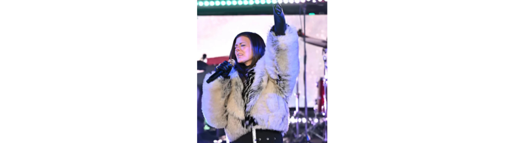 Karen Fairchild New Year’s Eve 2026 Celebration Fur Jacket