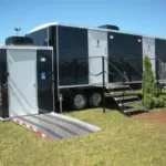 Water, Power, and Space Needs for VIP Restroom Units