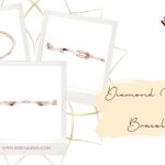 Diamond wave bracelet in rose gold with elegant flowing curves
