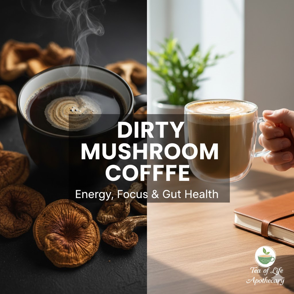 dirty mushrrom coffee