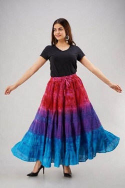 tie dye skirts