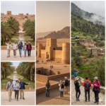 Cultural Sites: Al-Ahsa Oasis, Tabuk, and the mountainous, cooler region of Abha.
