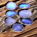 Natural moonstone gem