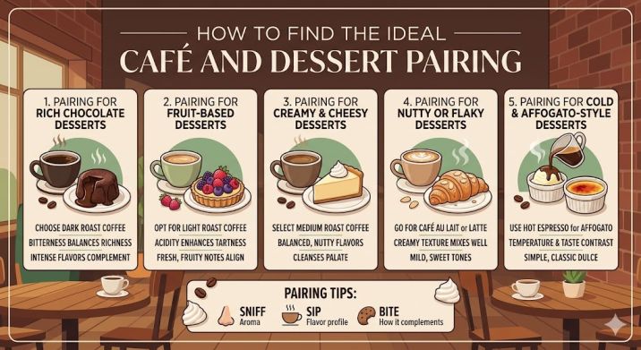 How to Find the Ideal Café and Dessert Pairing