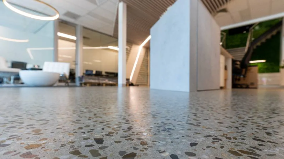 polished concrete flooring