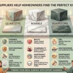 Large Stone Suppliers Help Homeowners Find the Perfect Kitchen Surface