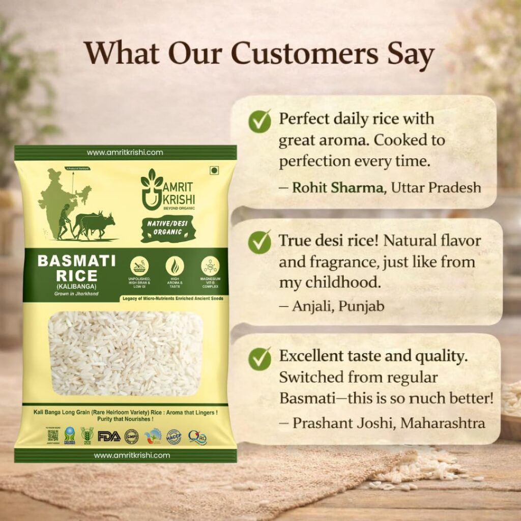 Why Organic Desi Kali Banga Basmati Rice Is the Premium Healthy Choice in 2026 with Amrit Krishi