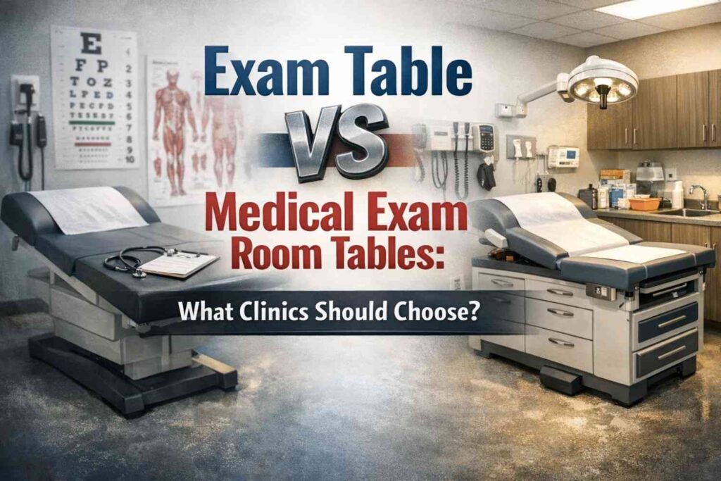 Exam Table vs Medical Exam Room Tables: What Clinics Should Choose?