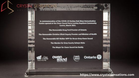Crystal Awards with Engraving
