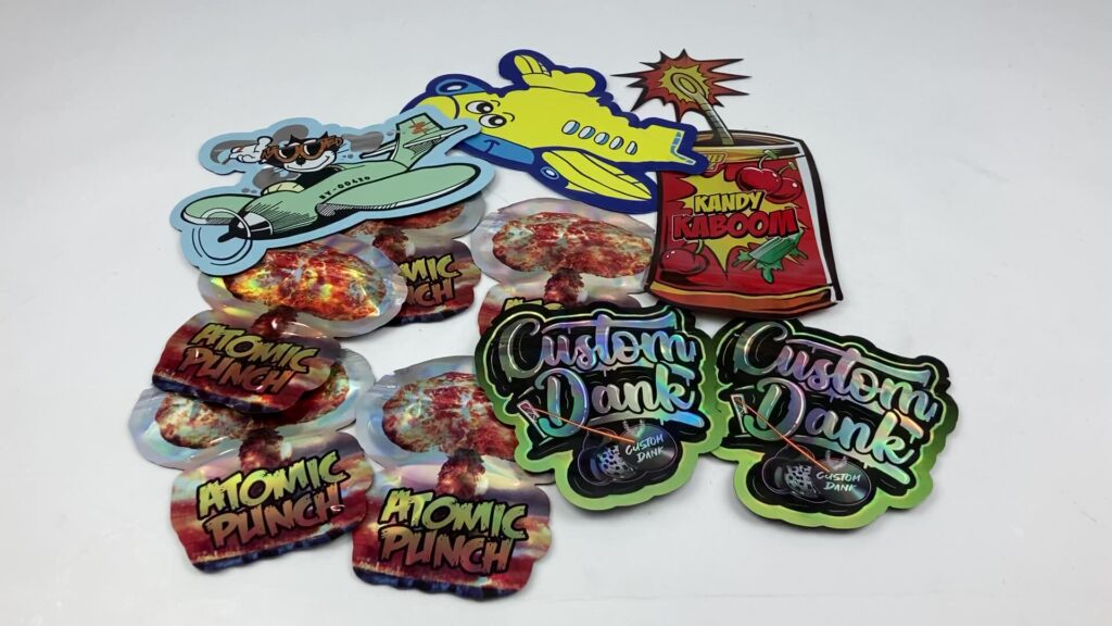 Custom Die Cut Mylar Bags