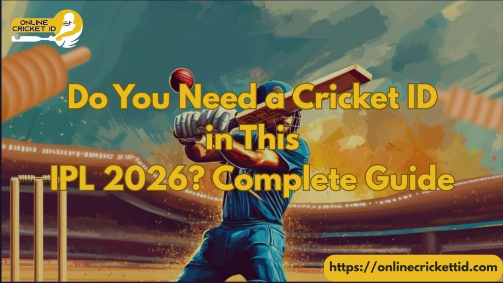 Do You Need a Cricket ID in This IPL 2026? Complete Guide