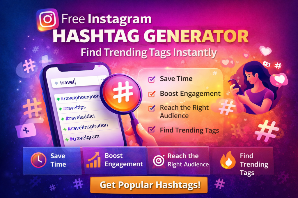 Free Instagram Hashtag Generator Tool