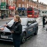 Replacement car provided after road accident in the UK