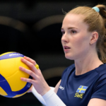 Explain how female volleyball players inspire young athletes around the world.