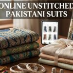online unstitched pakistani suits