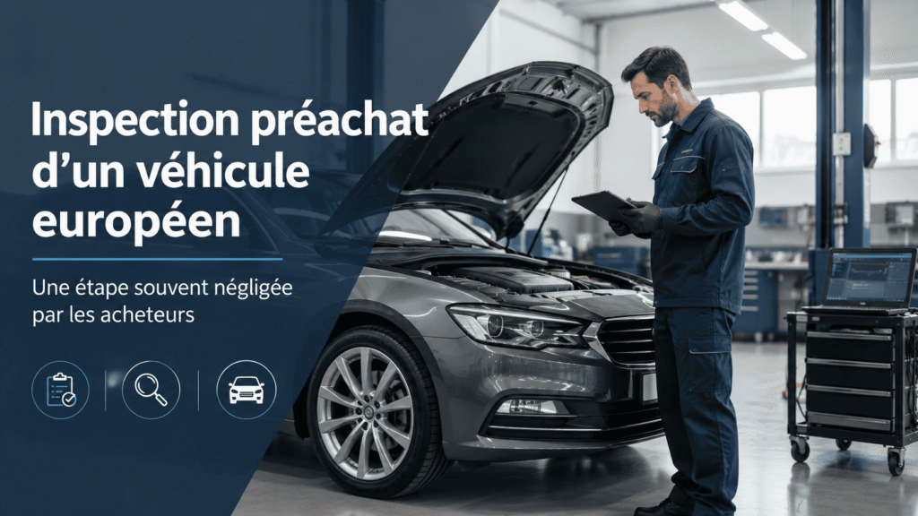 Inspection préachat d’un véhicule européen une étape souvent négligée par les acheteurs