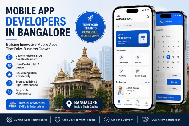 How Mobile App Developers in Bangalore Accelerate Digital Transformation